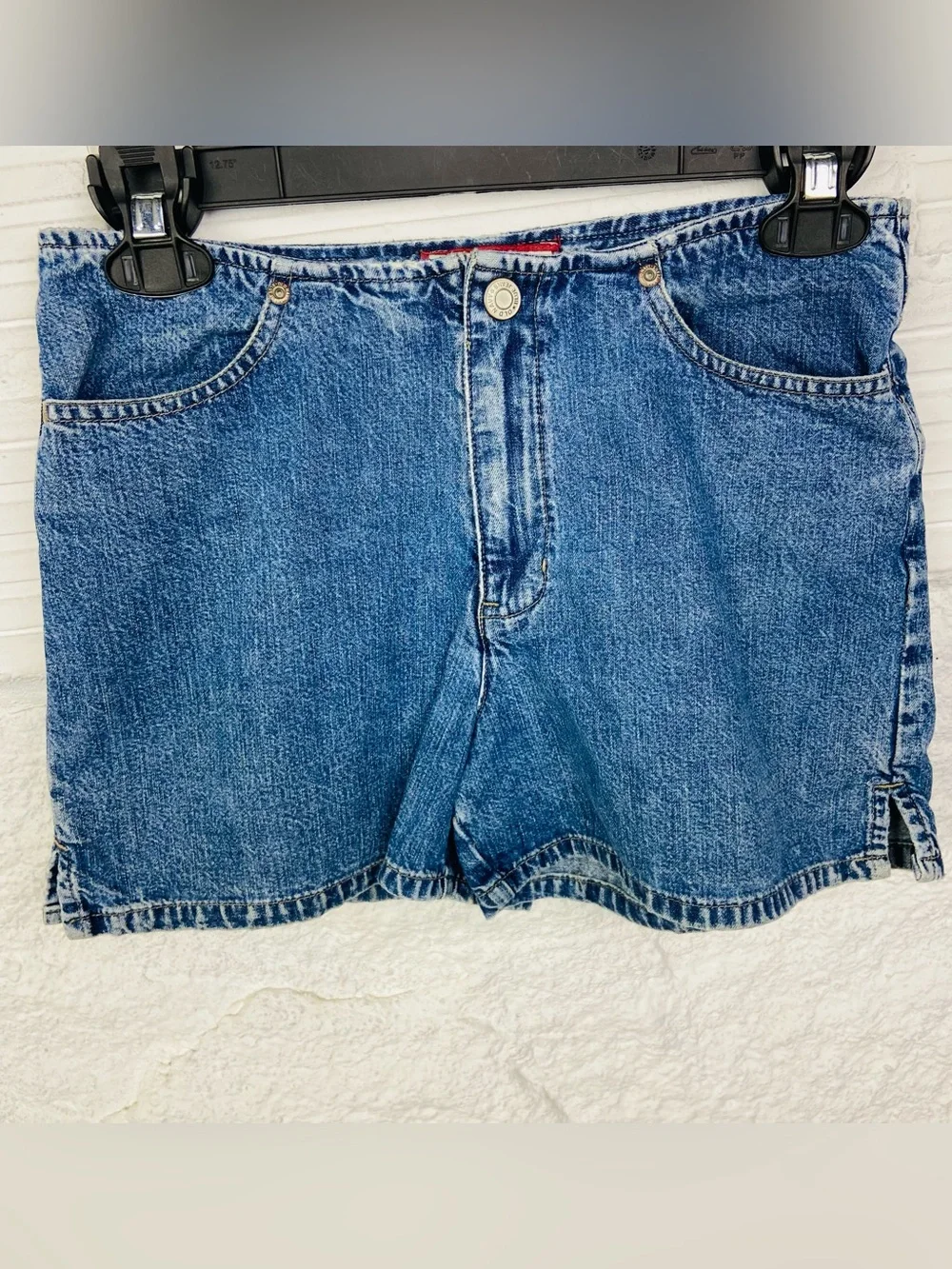 Old Navy Medium Blue Denim Jean cotton Shorts size 14